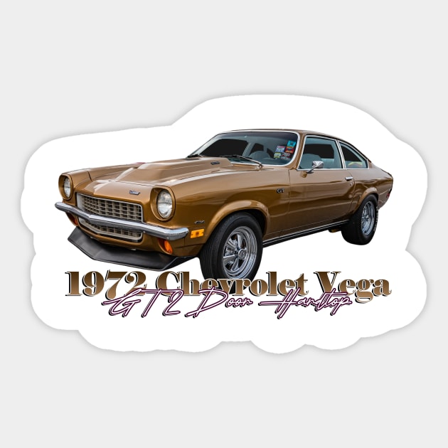 1972 Chevrolet Vega GT 2 Door Hardtop Sticker by Gestalt Imagery